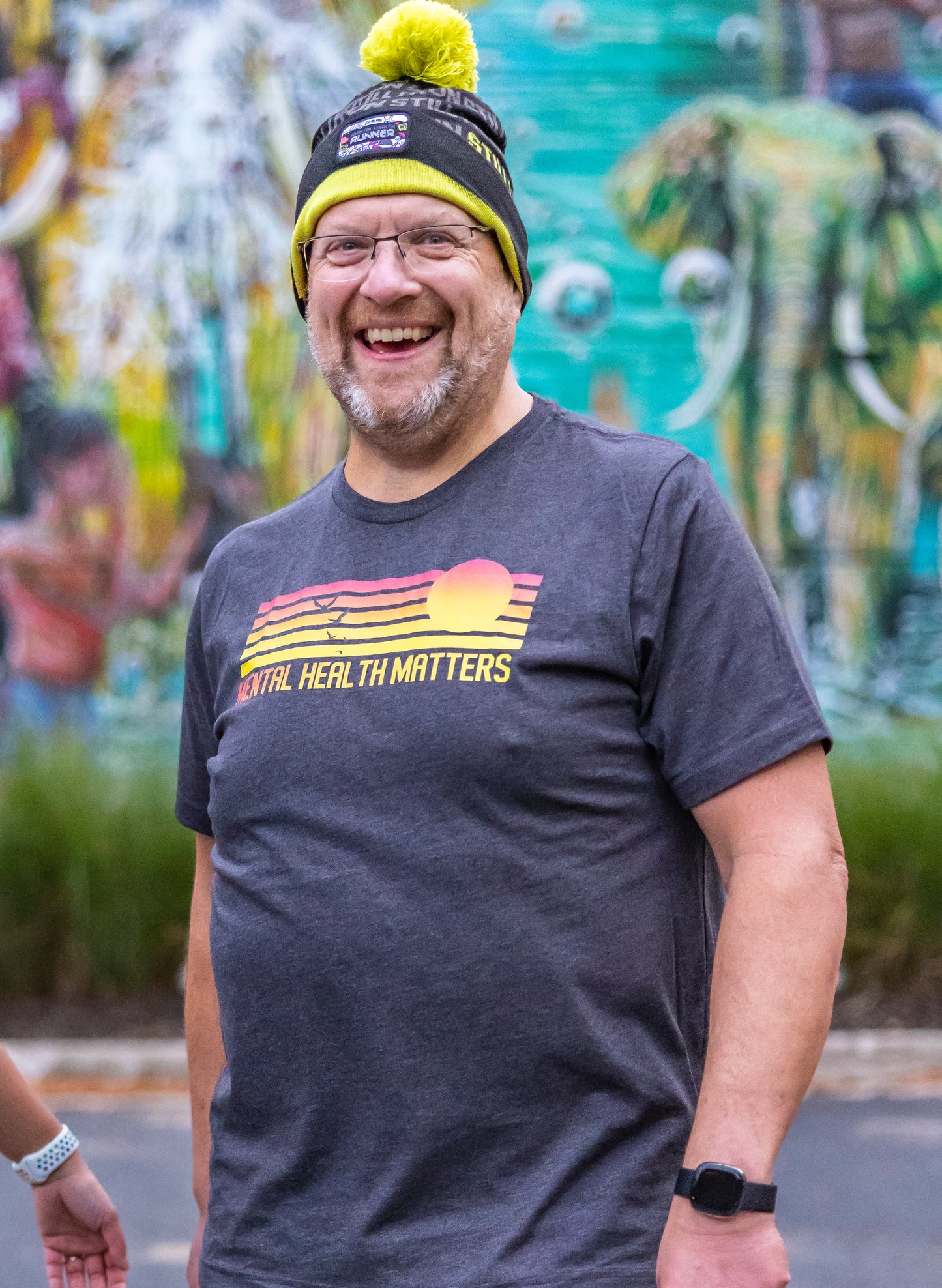 Mental Health Matters Horizon — Premium Jersey T-Shirt