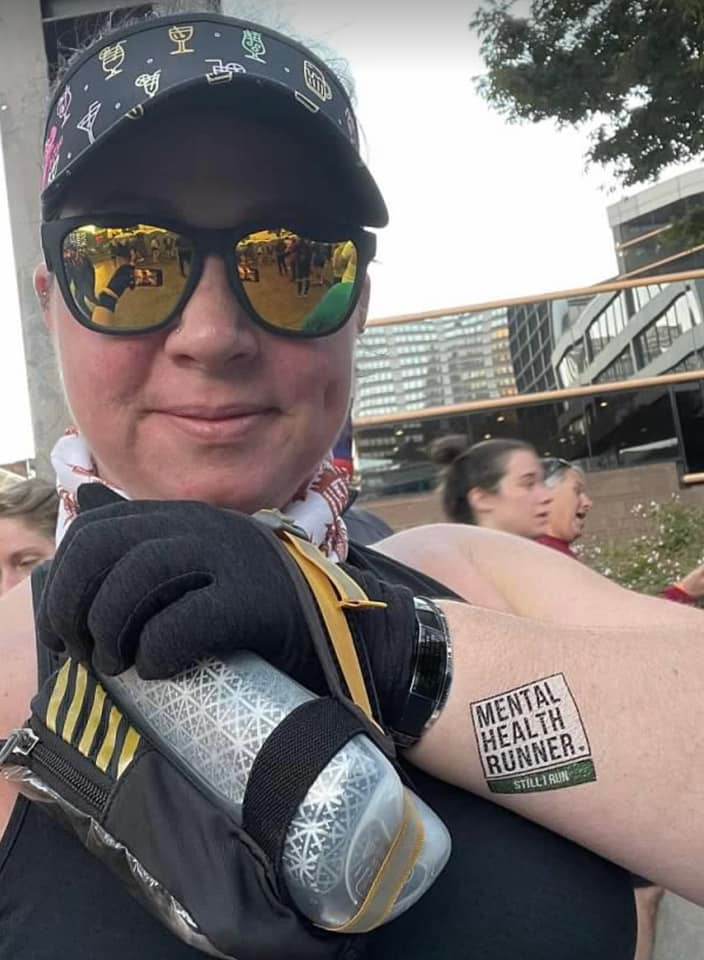 Mental Health Matters Temporary Tattoo - Still I Run