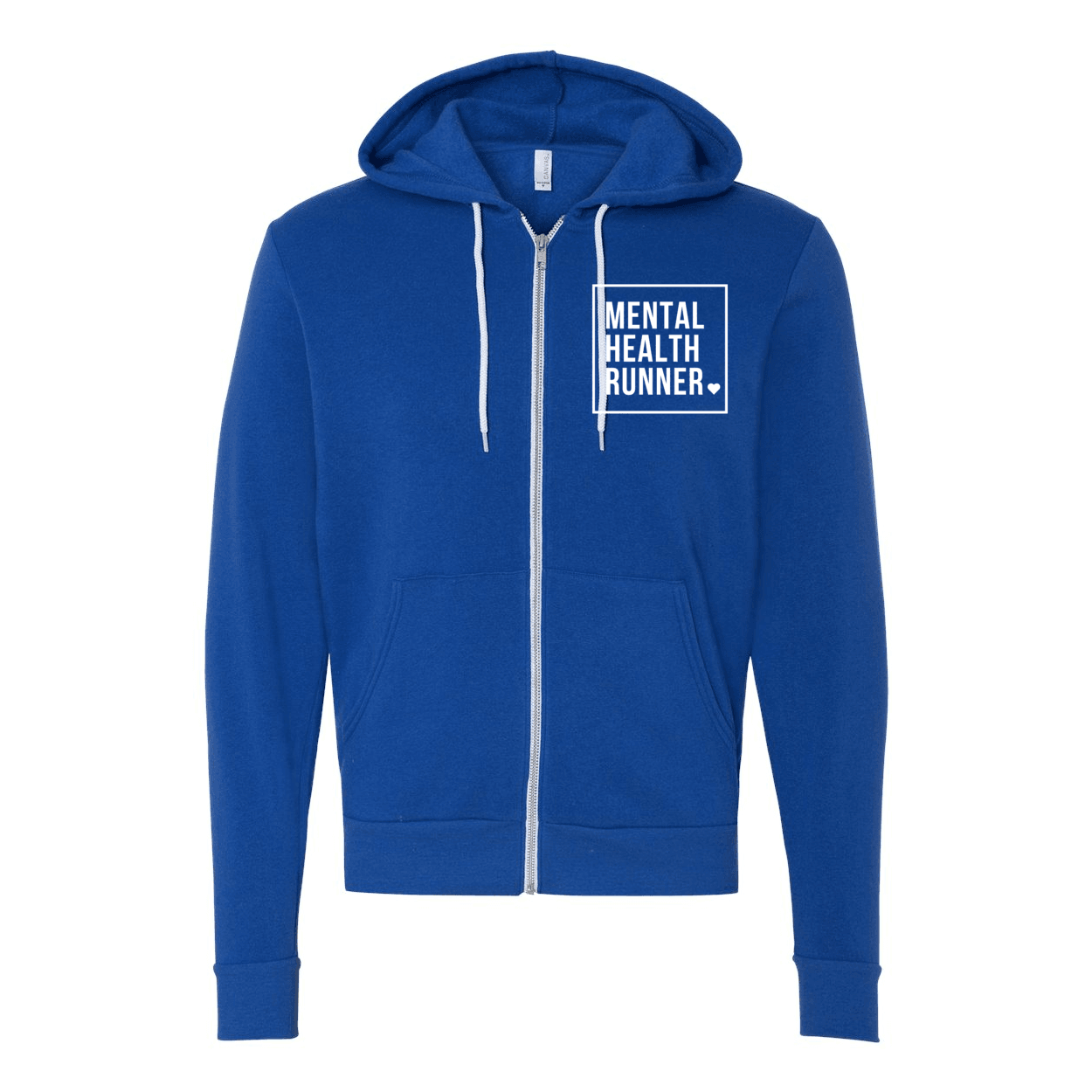 Mental Health Runner - Unisex Full-Zip Hoodie - Still I Run