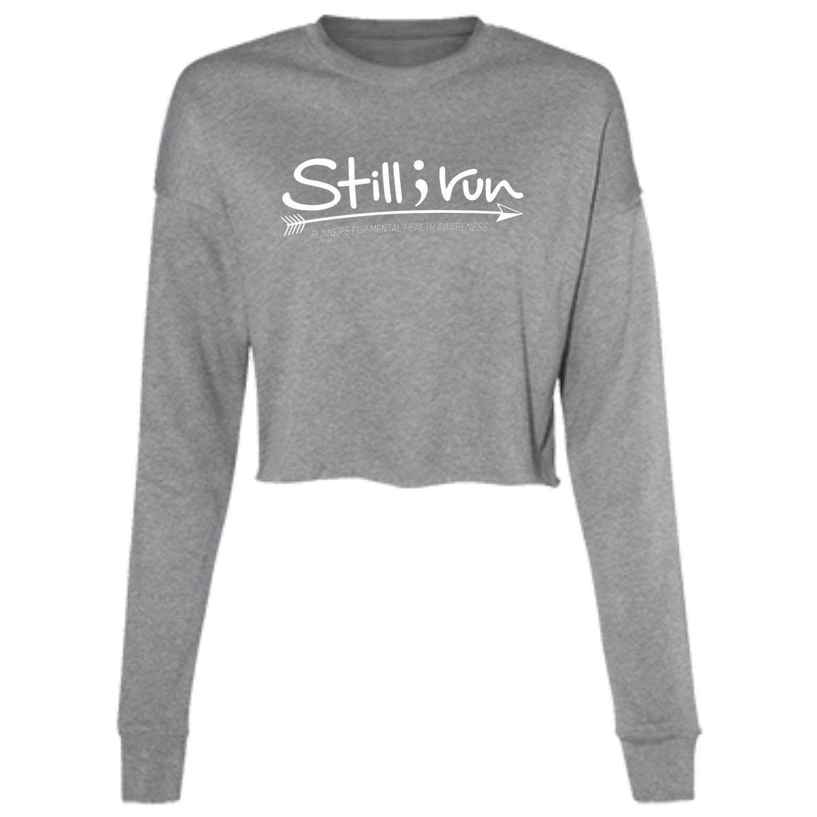 Still I Run Cropped Fleece Crewneck Sweatshirt