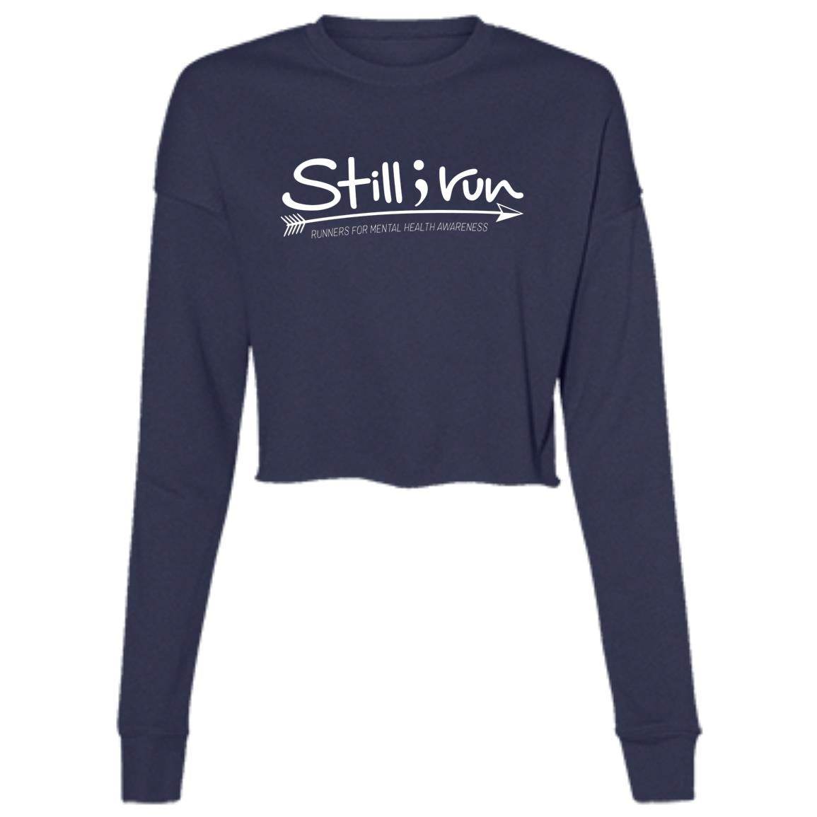 Still I Run Cropped Fleece Crewneck Sweatshirt