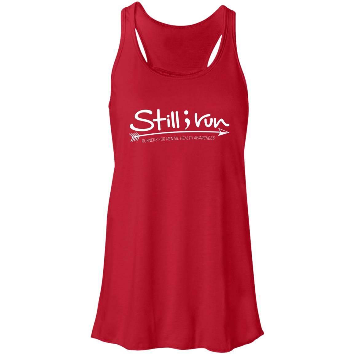 Still I Run Flowy Racerback Tank - Still I Run