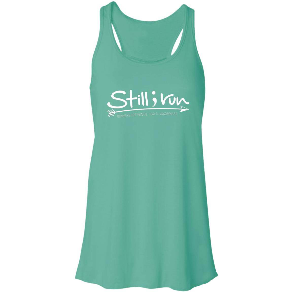 Still I Run Flowy Racerback Tank - Still I Run