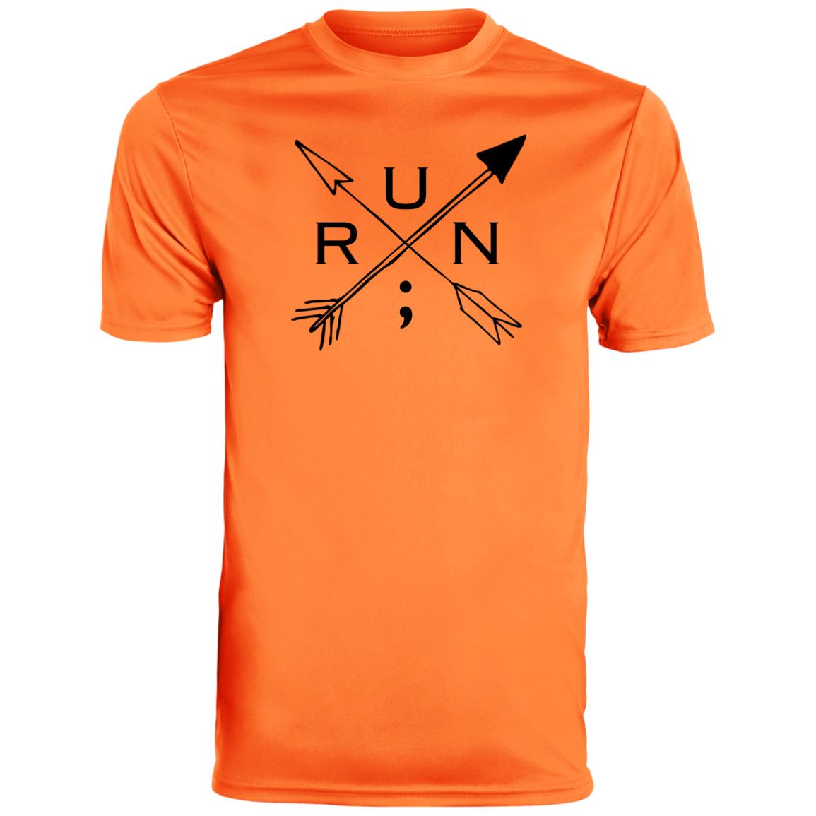 Run Arrows — Moisture-Wicking T-Shirt