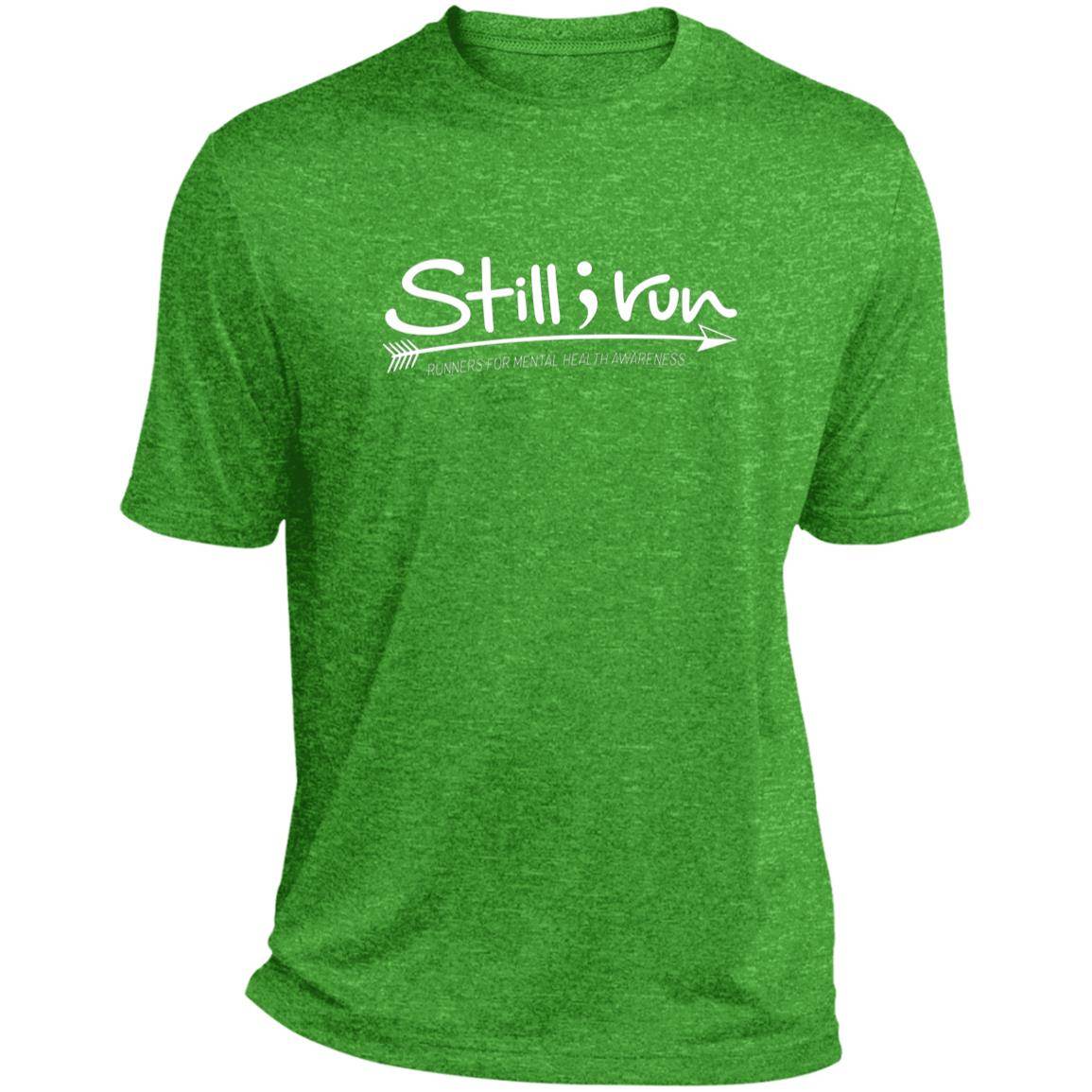 Still I Run Heather Performance Tee - Still I Run