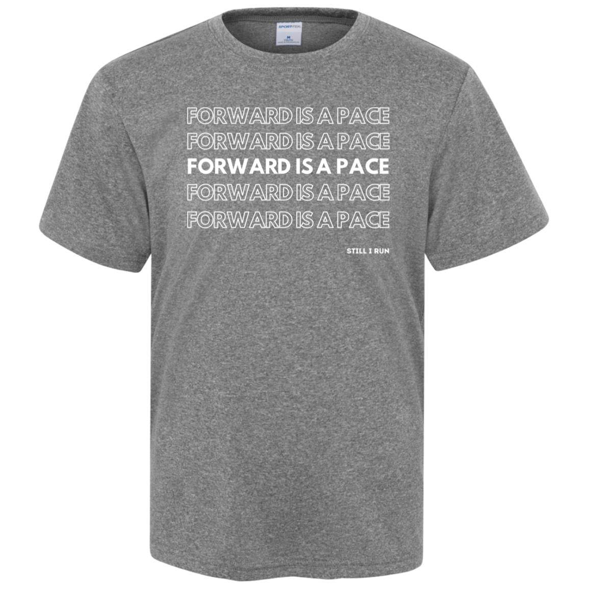 Forward is a Pace Youth Heather Contender Tee - Still I Run