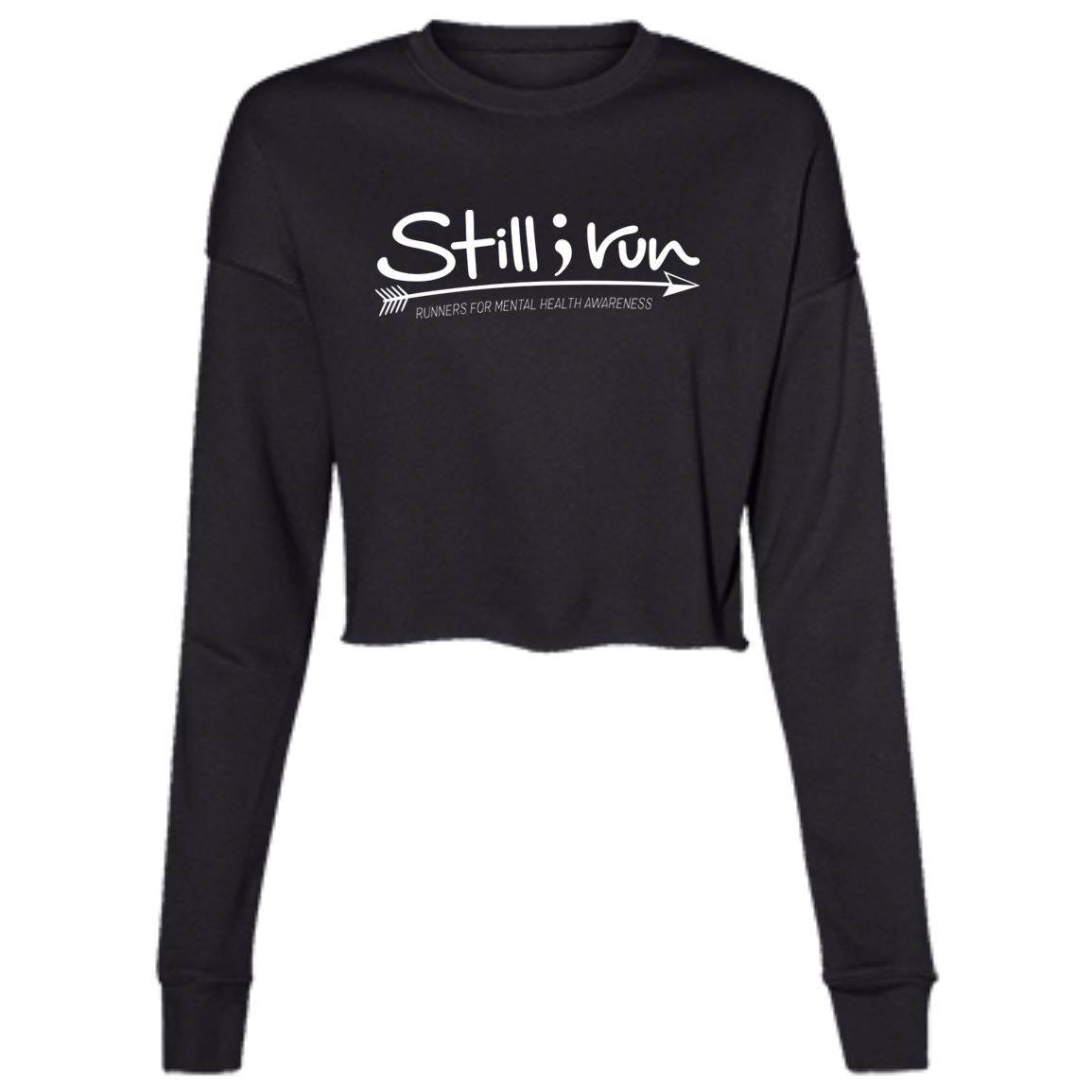 Still I Run Cropped Fleece Crewneck Sweatshirt