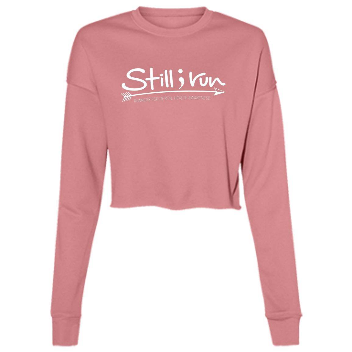 Still I Run Cropped Fleece Crewneck Sweatshirt