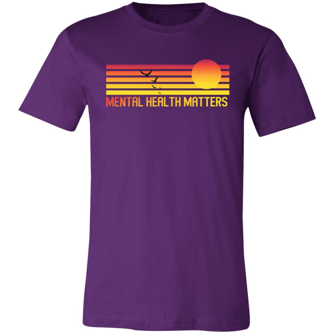 Mental Health Matters Horizon — Premium Jersey T-Shirt