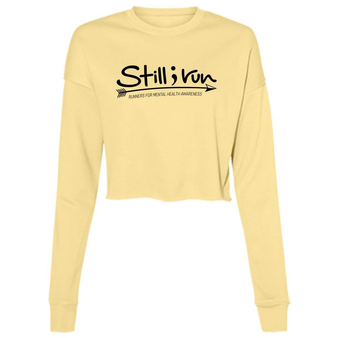 Still I Run Cropped Fleece Crewneck Sweatshirt