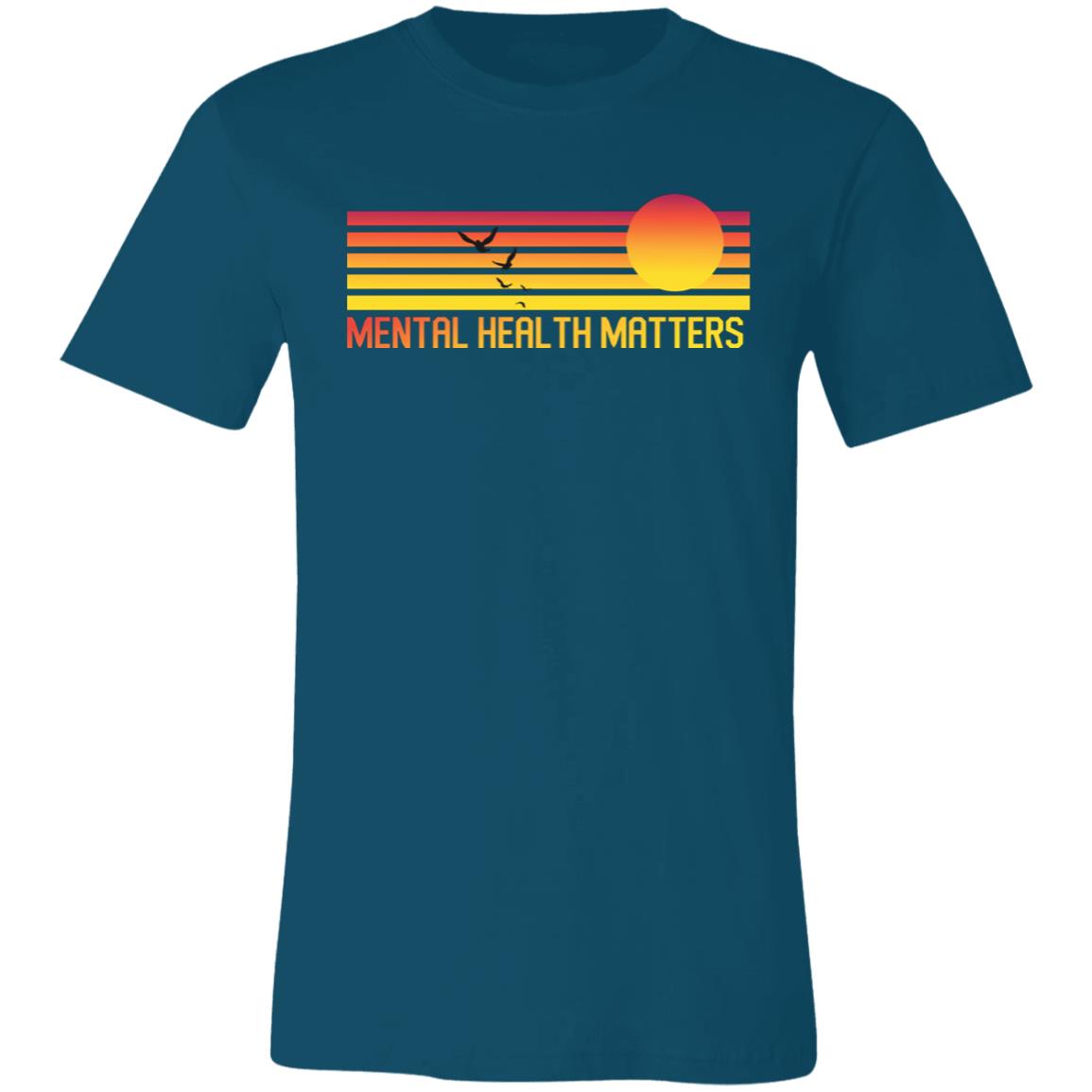 Mental Health Matters Horizon — Premium Jersey T-Shirt