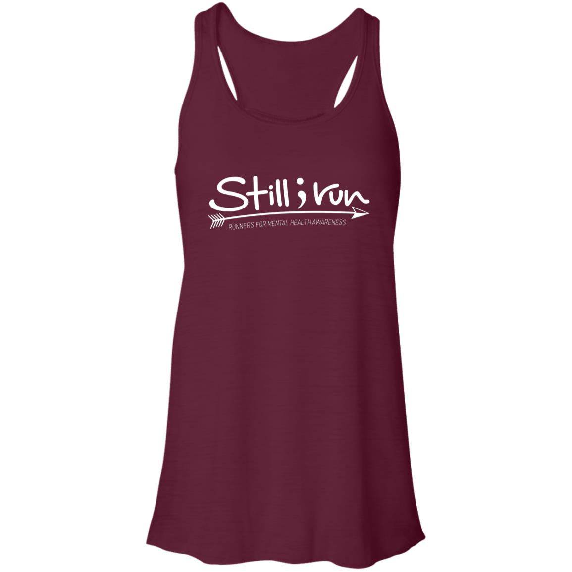 Still I Run Flowy Racerback Tank - Still I Run