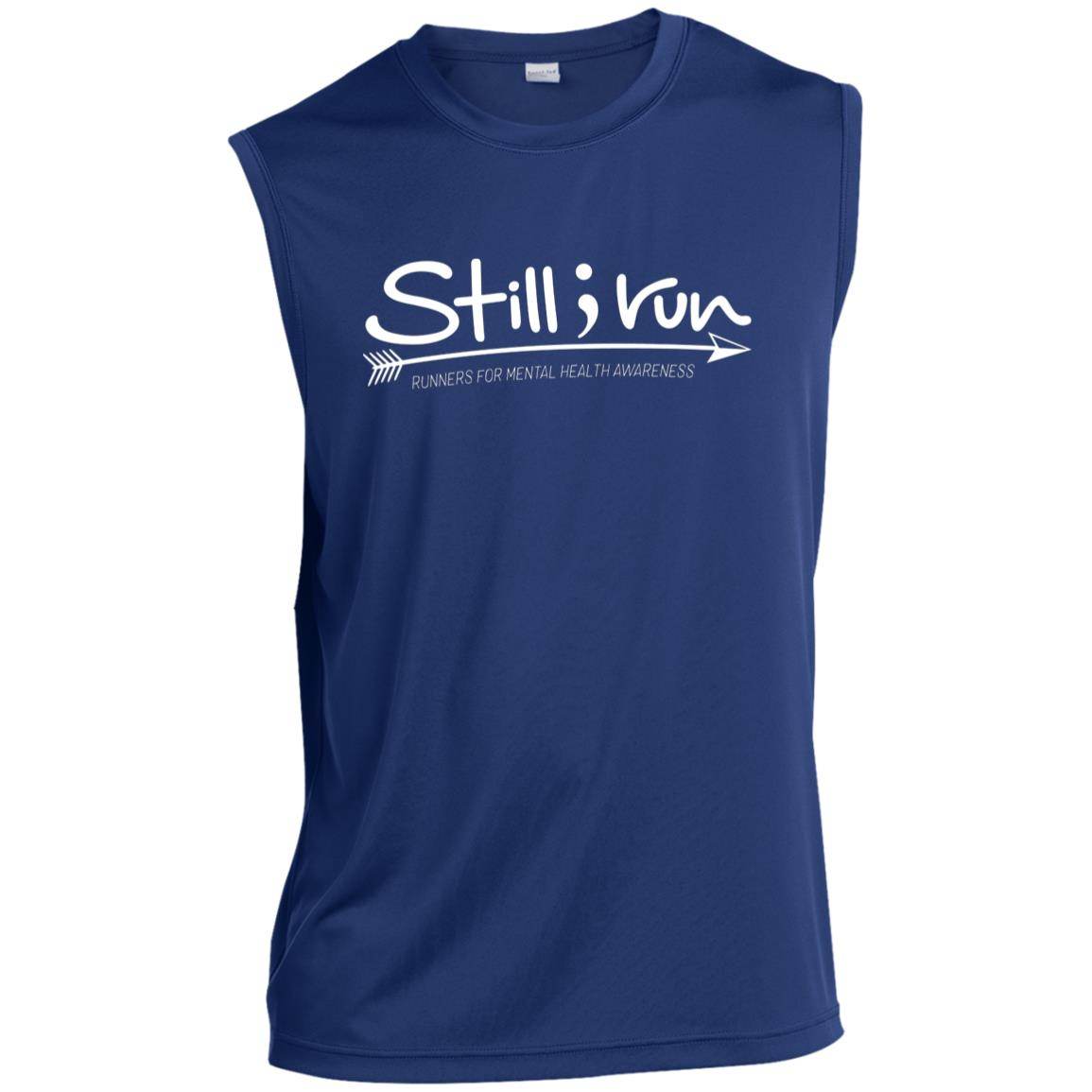 Still I Run Sleeveless Performance Tee - Still I Run