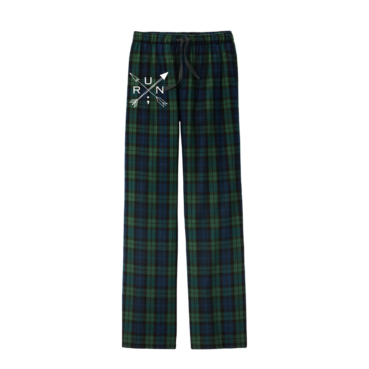Run Arrows Flannel Plaid Pajama Pant