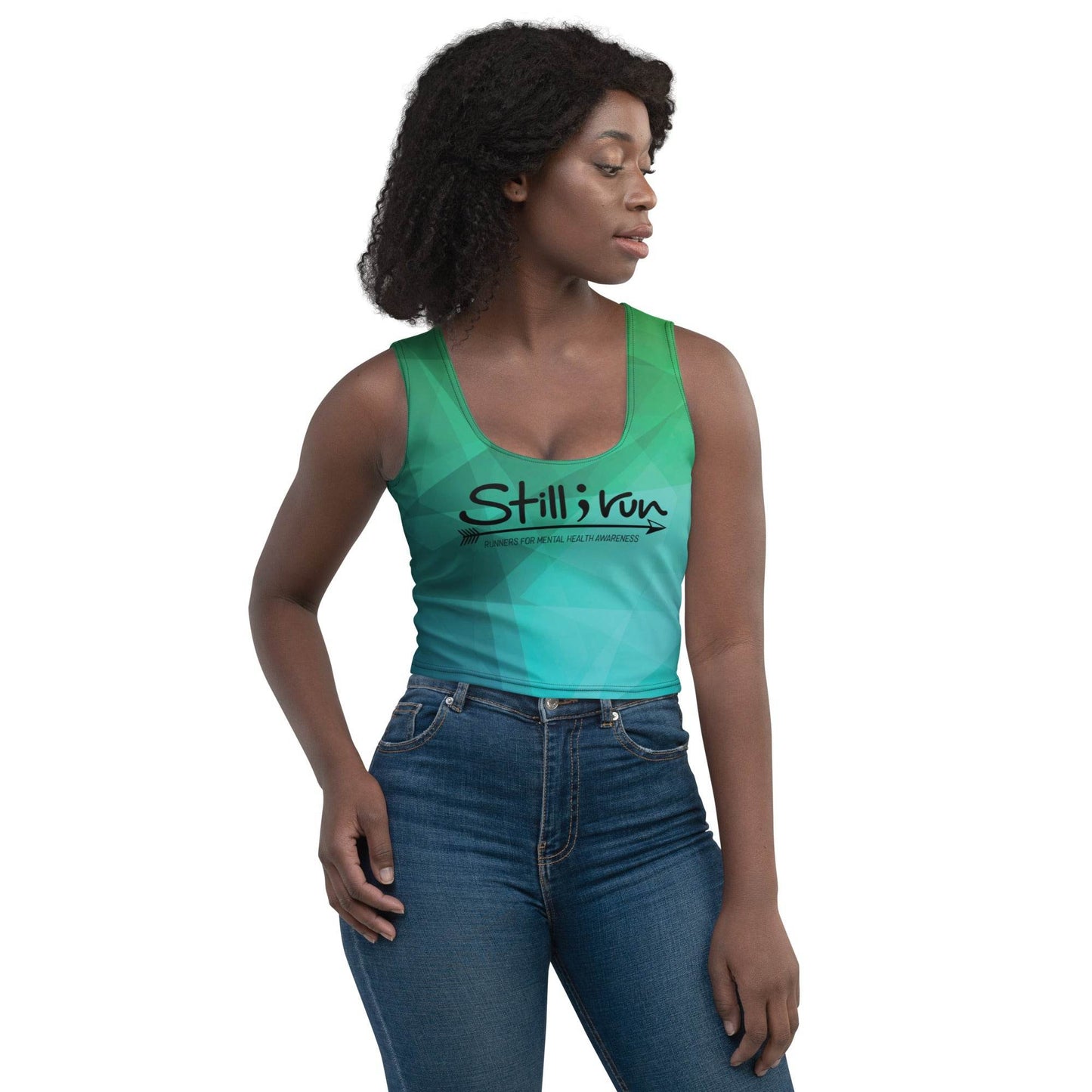 Still I Run - Ladies' Crop Top Tank - Still I Run