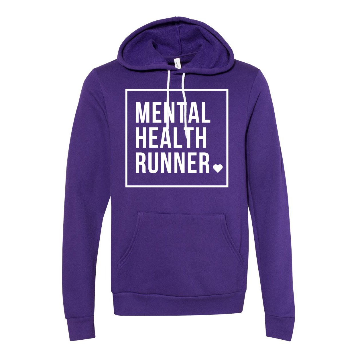 Mental Health Runner Unisex Sponge Fleece Pullover Hoodie