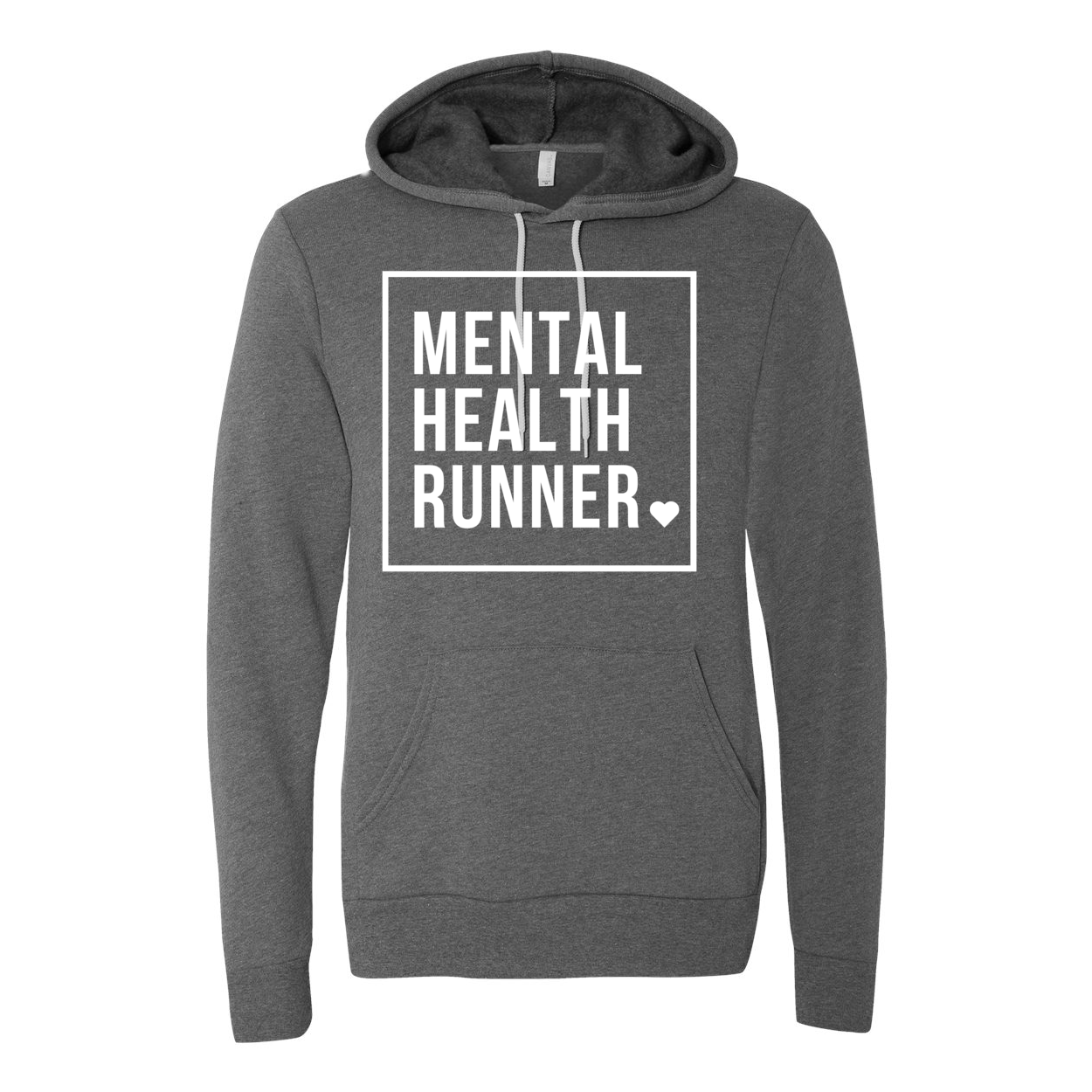 Mental Health Runner Unisex Sponge Fleece Pullover Hoodie