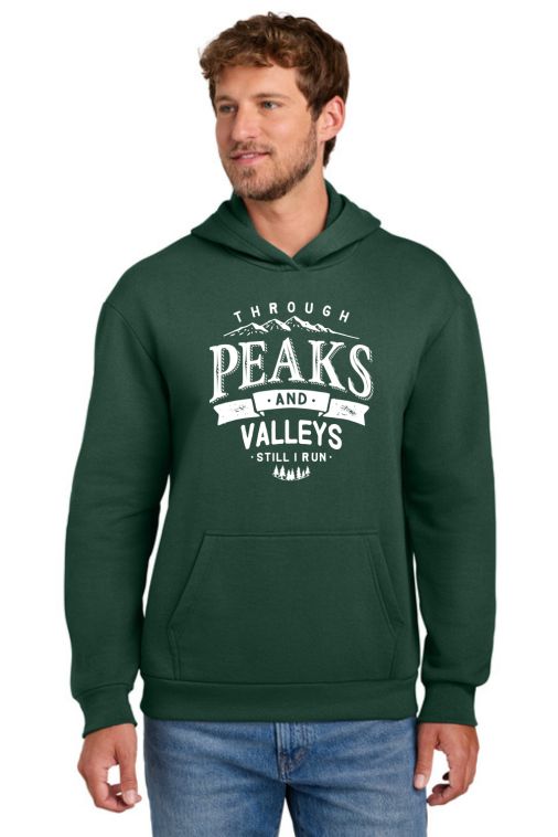 Through Peaks and Valleys Pullover Hoodie