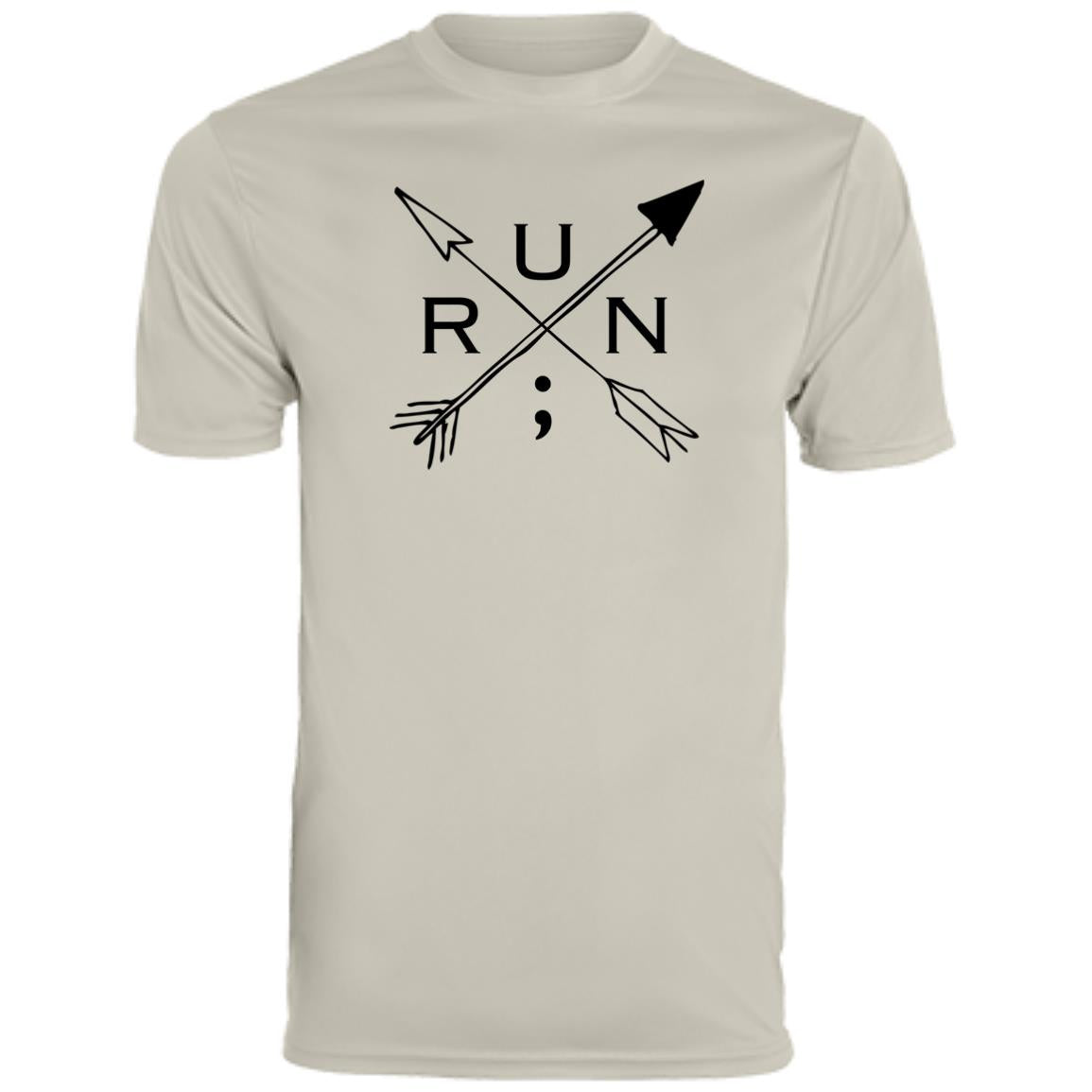 Run Arrows — Moisture-Wicking T-Shirt