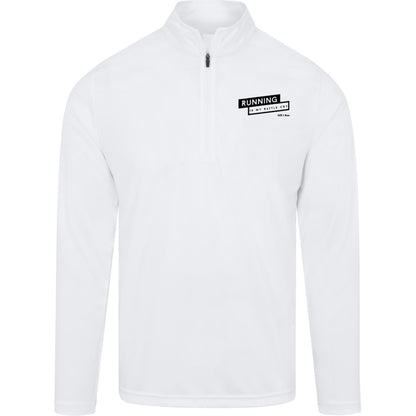 Running is my Battle Cry Mens Team Quarter Zip Pullover