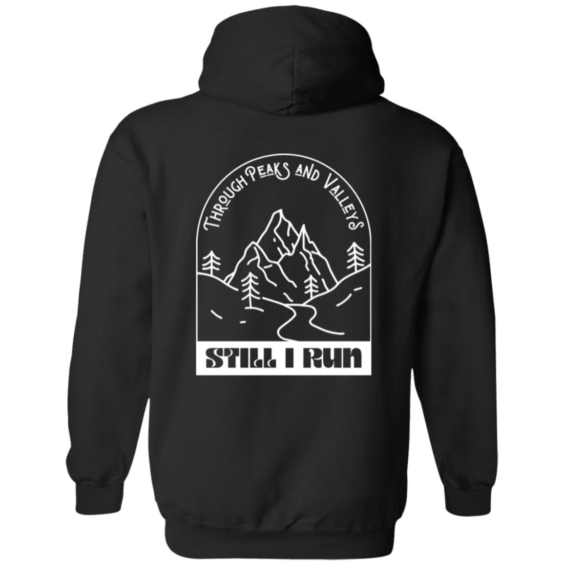 Through Peaks and Valleys Full Zip Hoodie