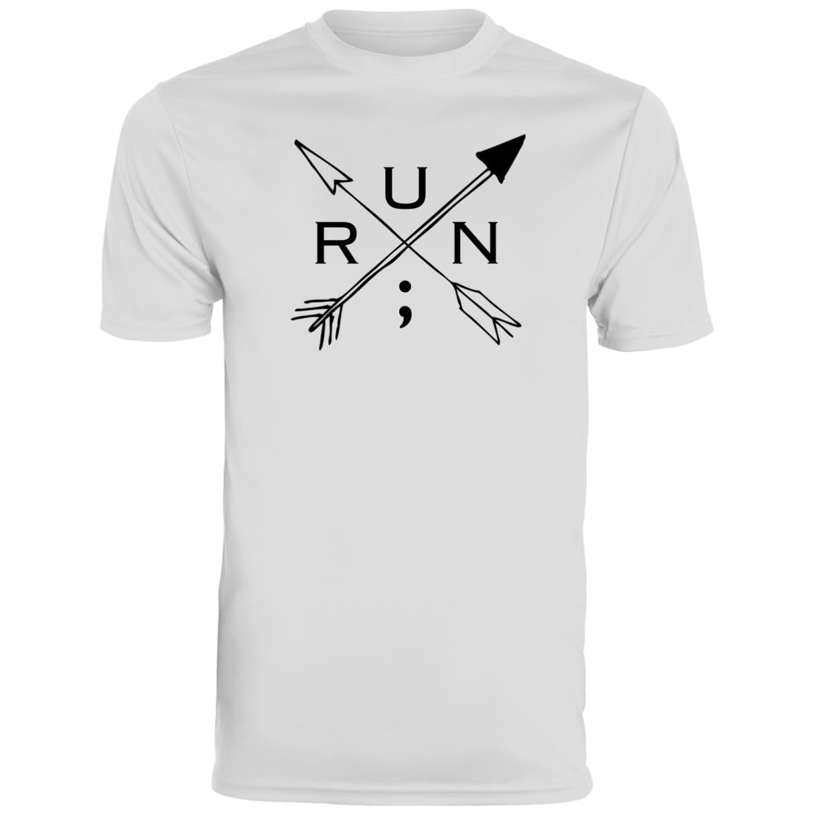 Run Arrows — Moisture-Wicking T-Shirt