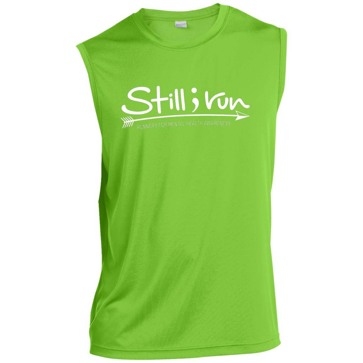 Still I Run Sleeveless Performance Tee - Still I Run