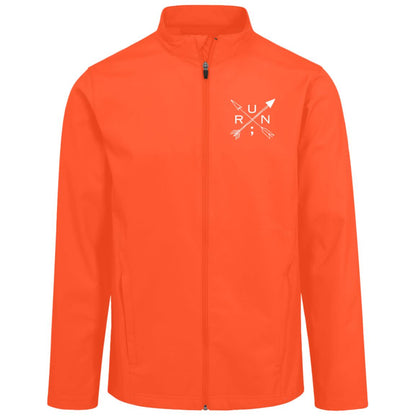 Run Arrows Mens Soft Shell Jacket