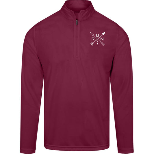 Run Arrows Mens Team Quarter Zip Pullover