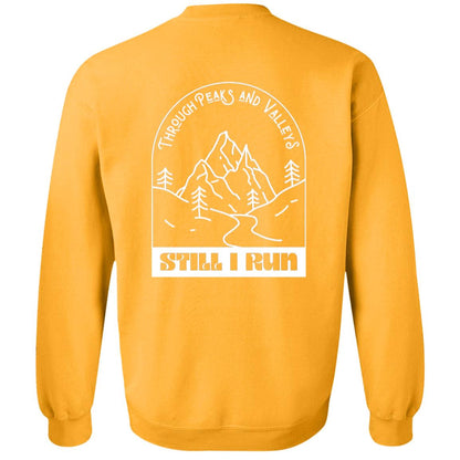 Through Peaks and Valleys Crewneck Pullover Sweatshirt