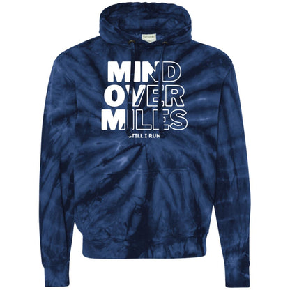 Mind over Miles — Unisex Tie-Dyed Pullover Hoodie