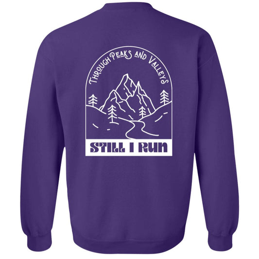 Through Peaks and Valleys Crewneck Pullover Sweatshirt