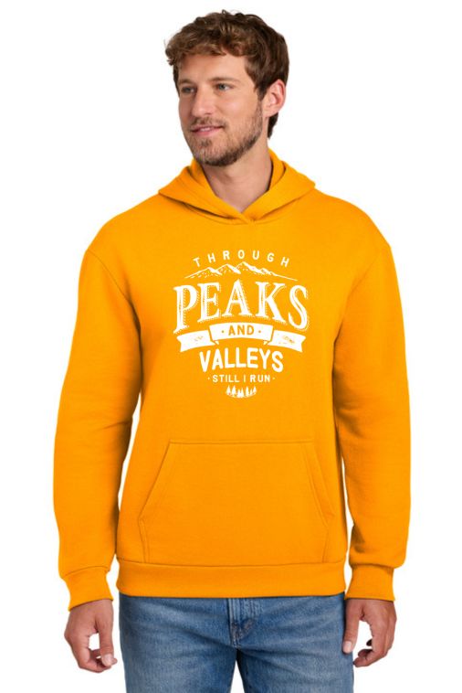 Through Peaks and Valleys Pullover Hoodie