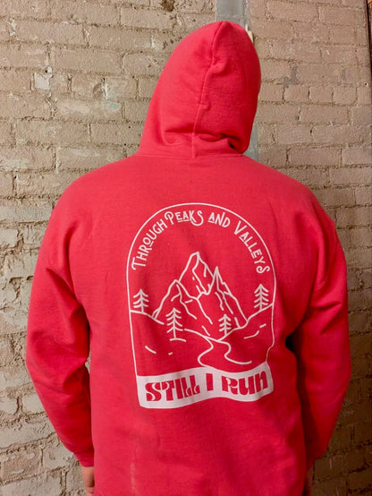 Through Peaks and Valleys Pullover Hoodie