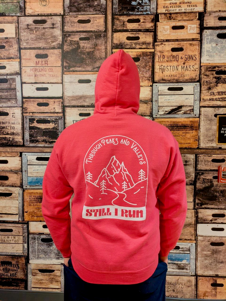 Through Peaks and Valleys Pullover Hoodie