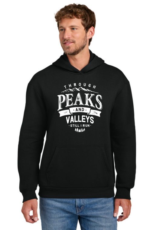 Through Peaks and Valleys Pullover Hoodie