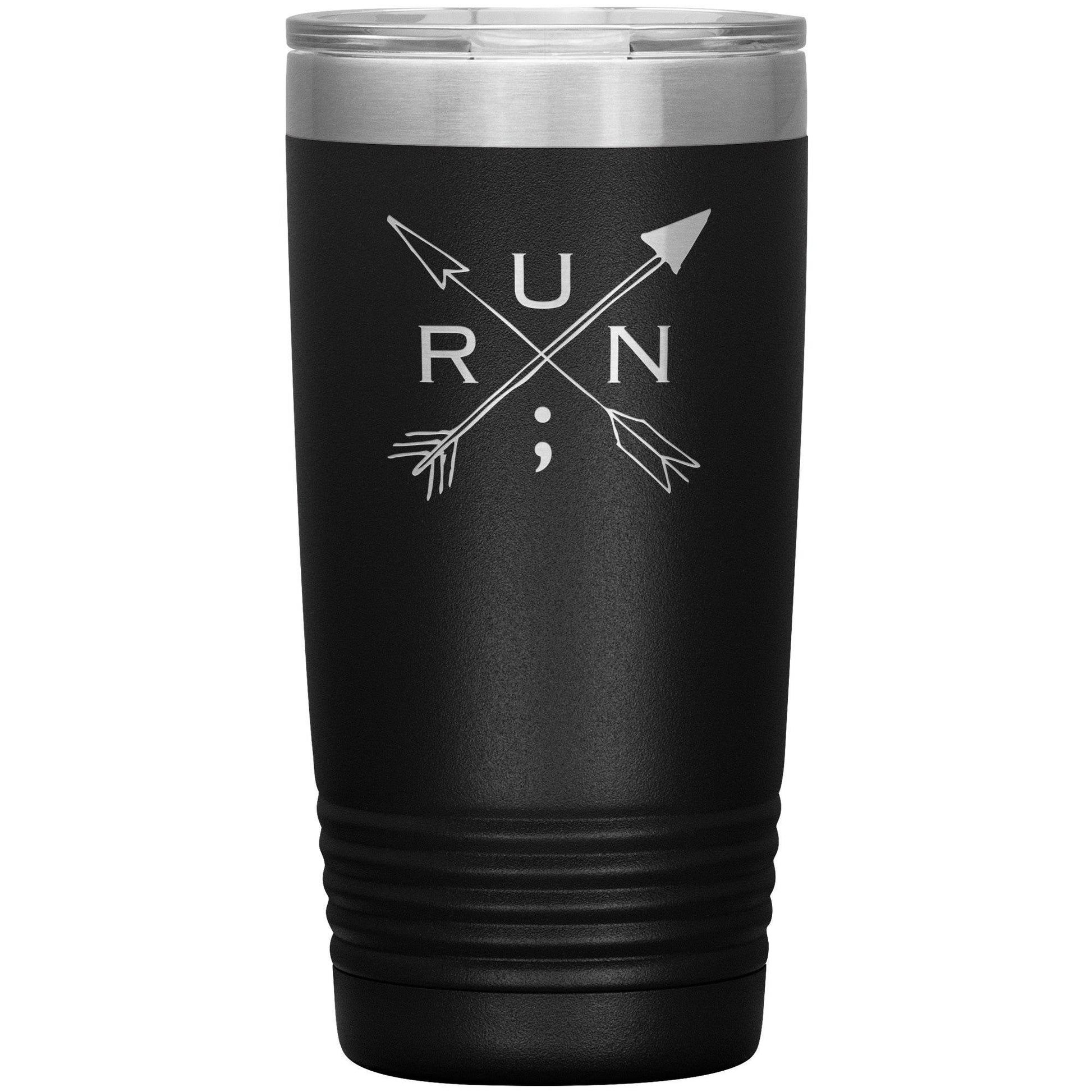 Run Arrows - 20oz Insulated Tumbler - Still I Run