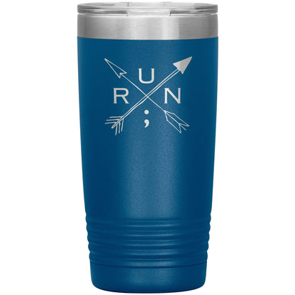 Run Arrows - 20oz Insulated Tumbler - Still I Run