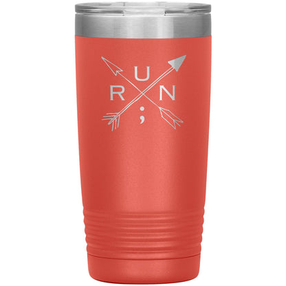 Run Arrows - 20oz Insulated Tumbler - Still I Run