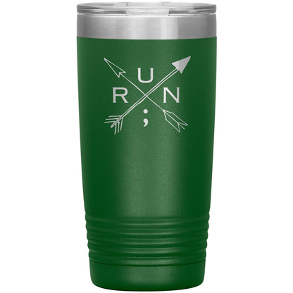 Run Arrows - 20oz Insulated Tumbler - Still I Run