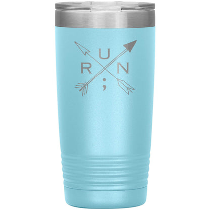 Run Arrows - 20oz Insulated Tumbler - Still I Run