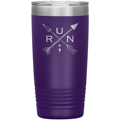 Run Arrows - 20oz Insulated Tumbler - Still I Run
