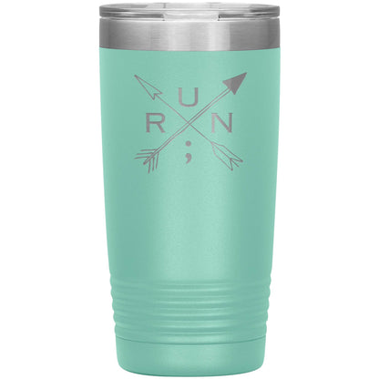 Run Arrows - 20oz Insulated Tumbler - Still I Run