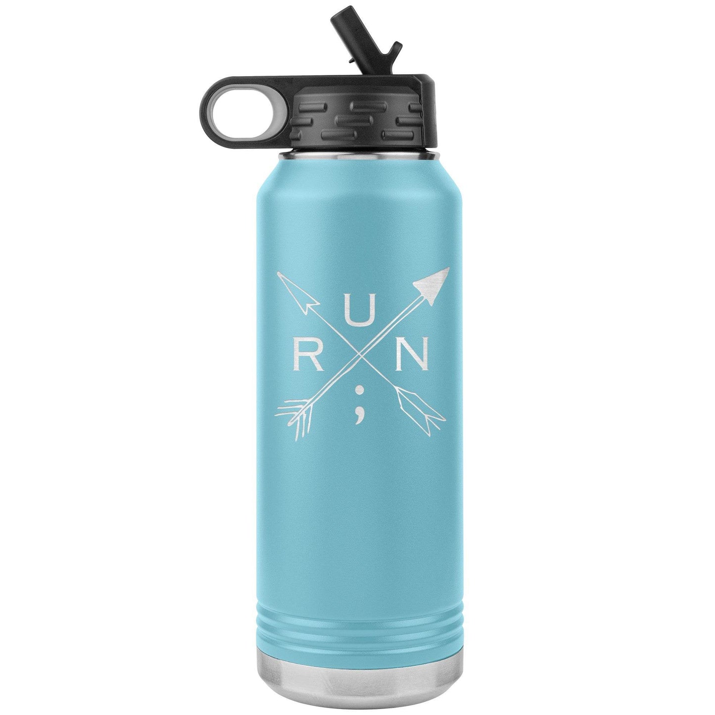 Run Arrows - 32 oz Insulated Water Bottle