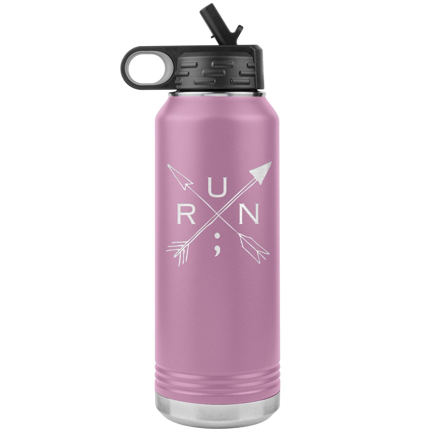 Run Arrows - 32 oz Insulated Water Bottle