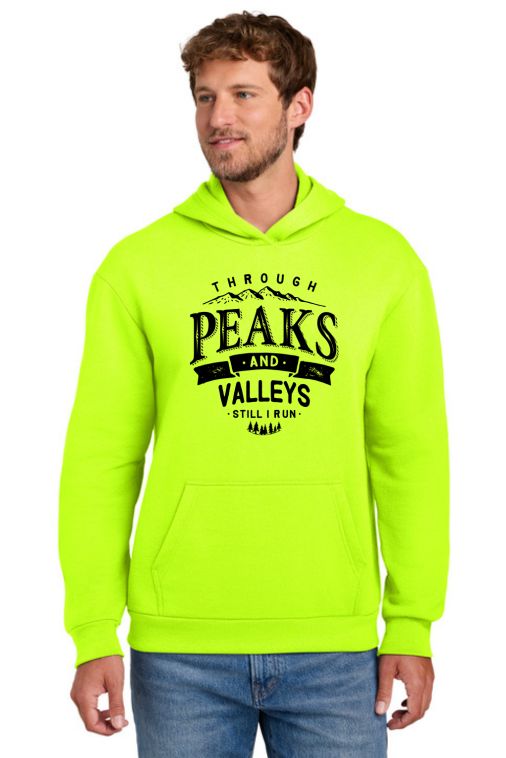 Through Peaks and Valleys Pullover Hoodie