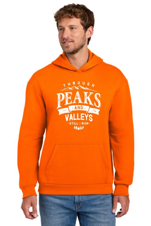 Through Peaks and Valleys Pullover Hoodie