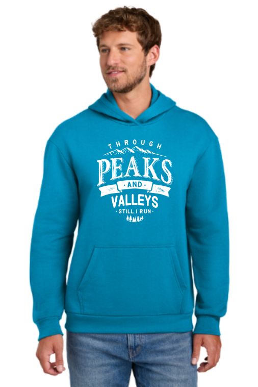 Through Peaks and Valleys Pullover Hoodie