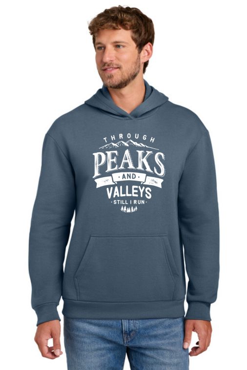 Through Peaks and Valleys Pullover Hoodie