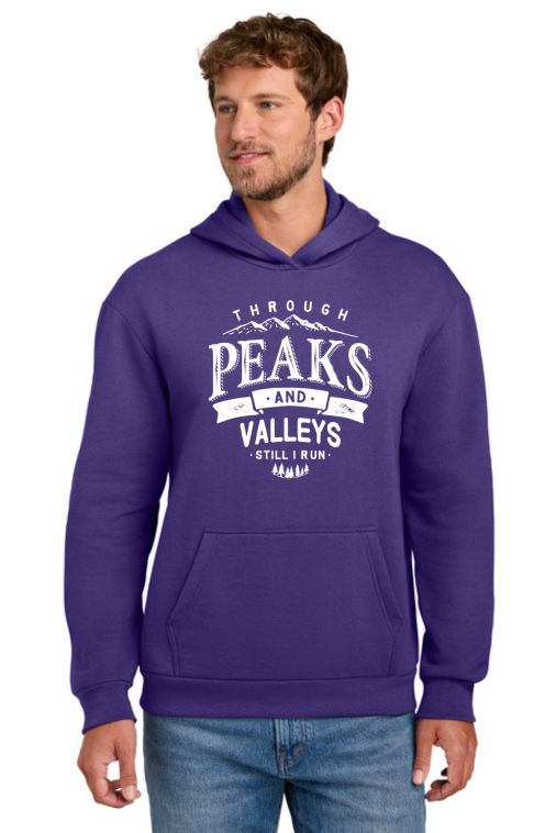 Through Peaks and Valleys Pullover Hoodie
